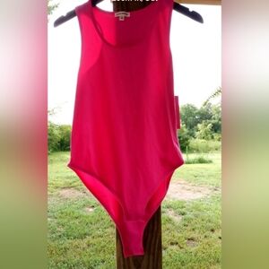 Zenana pink bodysuit xl  Nwt Kawaii Girly Barbiecore Chic Romantic